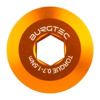 Burgtec středový šroub kliky Shimano  - Iron Bro Orange