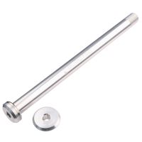Burgtec zadní osa Santa Cruz 12 x 168.5mm - Rhodium Silver