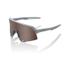 100% brýle S3 - Soft Tact Stone Grey -  Hiper Crimson Silver Lens