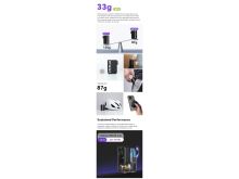 Cycplus Elektronická mini pumpa AS2 Ultra (2)