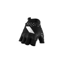 100% rukavice EXCEEDA Gel Short Finger Black - XL