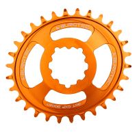 Burgtec převodník Oval GXP Boost 3mm Offset Thick Thin - 30T - Iron Bro Orange