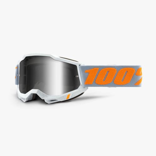 100% brýle motokrosové ACCURI 2 Goggle Speedco - Mirror Silver Lens