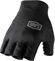 100% rukavice SLING Short Finger Black L