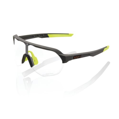 100% sluneční brýle S2 - Soft Tact Cool Grey - Photochromic Lens