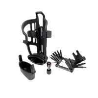 LEZYNE košík na lahev Flow Storage Loaded black (bez CO2) (1)