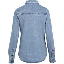 iXS košile Carve Digger organic denim shirt washed blue