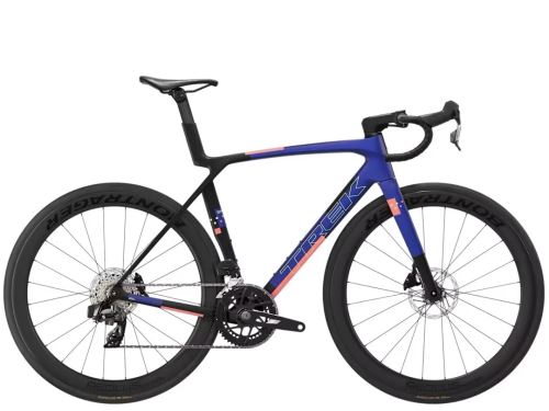 TREK silniční kolo Madone SL 6 AXS Gen 8, Matte Cobalt Blue/Trek Black/Living Coral
