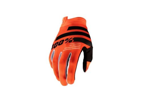 100% rukavice iTrack Orange/Black