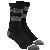 100% ponožky FLOW černé/šedá vel. L/XL