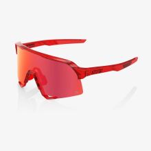 100% brýle S3 LE - Peter Sagan - Gloss Translucent Red / Hiper Red Mirror lens