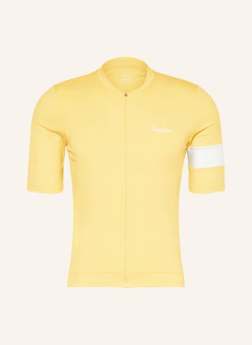 Rapha Cyklistický dres Core,  žlutá/bílá