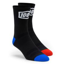 100% ponožky Terrain black L/XL