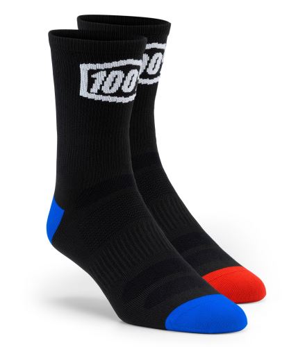 100% ponožky Terrain black
