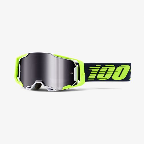 100% brýle motokrosové Armega Goggle Deker - Mirror Silver Lens