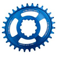Burgtec převodník Oval GXP Boost 3mm Offset Thick Thin - 30T - Deep Blue