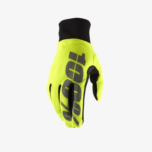 100% rukavice “HYDROMATIC” Waterproof  Neon Yellow
