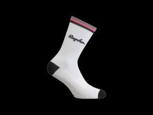 Rapha Cyklistické ponožky s logem, white, vel.XL