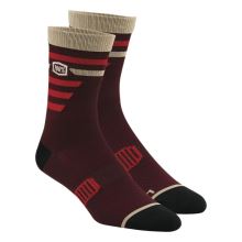 100% ponožky ADVOCATE vínové/červené L/XL
