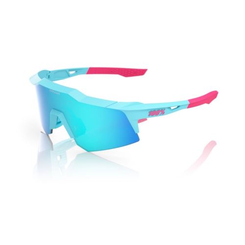 100% brýle SPEEDCRAFT XS LE Tatis 4 Soft Tact Blue - Blue Topaz Mirror Lens