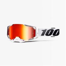 100% brýle motokrosové Armega Goggle Lightsaber - Red Mirror Lens