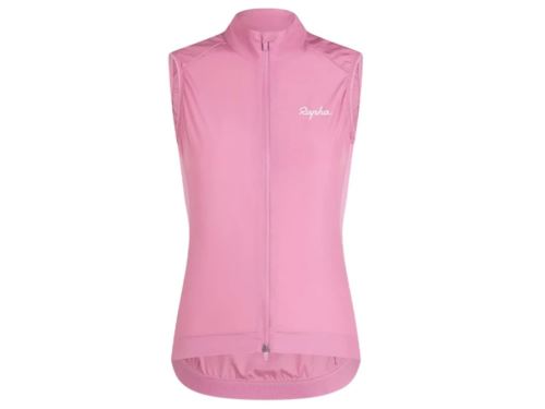 Rapha Dámská cyklistická vesta Core, růžová/bílá