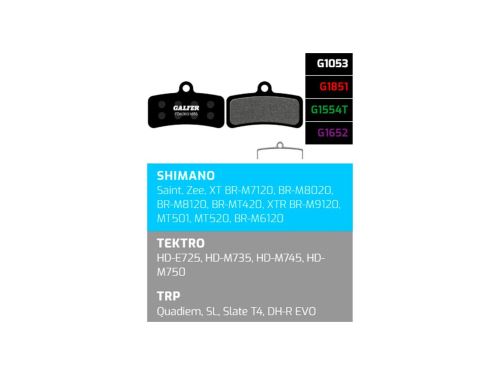 Galfer brzdové destičky FD426 - Shimano, Tektro, TRP (do mokra-Advanced)