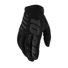 100% rukavice "BRISKER" Black - XL
