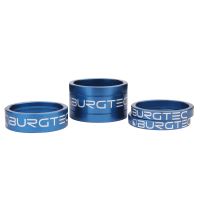 Burgtec podložky pod předstvec - Deep Blue (5mm Spacer x2, 10mm Spacer, 20mm Spacer)