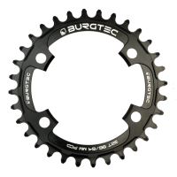 Burgtec převodník 96/64MM PCD Thick Thin - 30T - Rhodium Silver