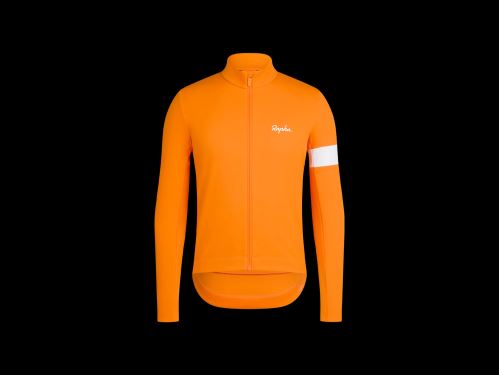 Rapha Zimní cyklistická bunda Core, oranžová, vel.M