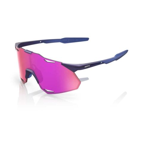 100% brýle HYPERCRAFT XS -Satin Storm Metallic - Purple Multilayer Mirror