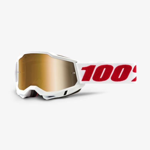 100% brýle motokrosové ACCURI 2 Goggle Denver - True Gold Lens