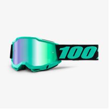 100% brýle motokrosové ACCURI 2 Goggle Tokyo - Mirror Green Lens