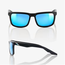 100% brýle Blake Matte Black - HiPER Blue Multilayer Mirror