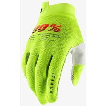 100% rukavice "iTRACK" Fluo Yellow XL