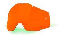 100% náhradní sklo Racecraft/Accuri/Strata, Anti-fog, oranžové