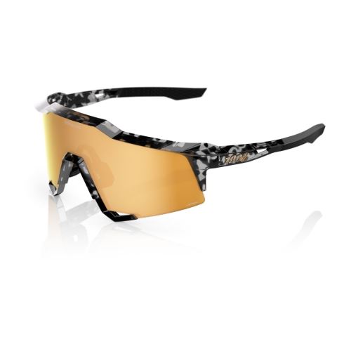 100% brýle SPEEDCRAFT Money Mike 3 Polished Black Tortoise - HiPER 24K Gold Mirror Lens