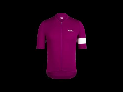 Rapha Lehký cyklistický dres Core,Purple/bílá