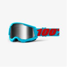 100% brýle motokrosové STRATA 2 Goggle Summit - Mirror Silver Lens