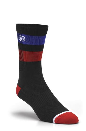 100% ponožky FLOW Performance Socks Black