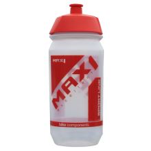 MAX1 cyklistická láhev Tank 0,6 l transparentní červená