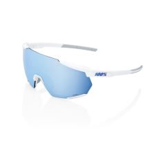 100% brýle RACETRAP 3.0 - Matte White - HiPER Blue Multilayer Mirror Lens