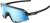 100% cyklistické brýle Slendale matte black - Hiper Blue multilayer mirror lens