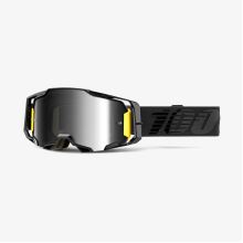 100% brýle motokrosové Armega Goggle Nightfall - Mirror Silver Lens