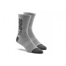 100% ponožky Rythym Merino zateplené šedé L/XL