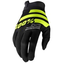 100% rukavice iTrack Black/Fluo Yellow M