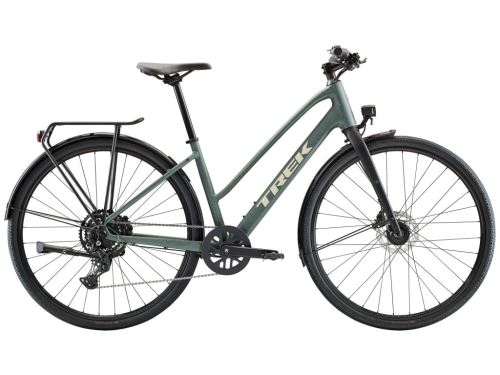 Trek městské kolo FX Sport AL Equipped Midstep, Keswick Green / Lichen Green Splatter