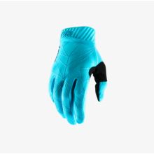 100% rukavice "RIDEFIT" Ice Blue/Black L