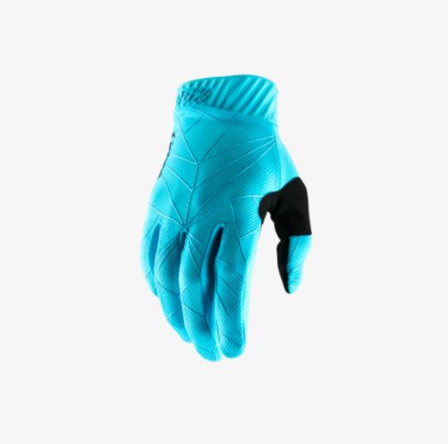 100% rukavice "RIDEFIT" Ice Blue/Black